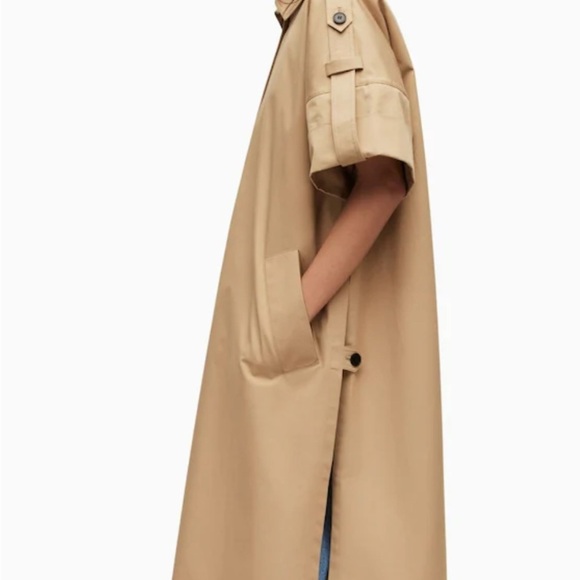 Tan Women's Trench Coat.     <<<<49>>>> - Picture 2 of 8